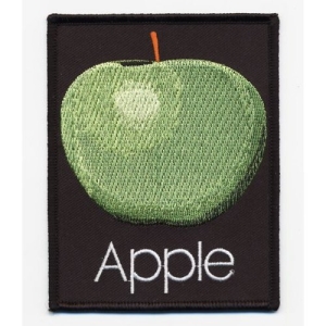 The Beatles - Apple Records Logo Standard Patch in der Gruppe MERCHANDISE / Accessoarer / Pop-Rock bei Bengans Skivbutik AB (3881746)