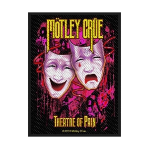 Motley Crue - Theatre Of Pain Standard Patch in der Gruppe MERCHANDISE / Merch / Hårdrock bei Bengans Skivbutik AB (3882158)