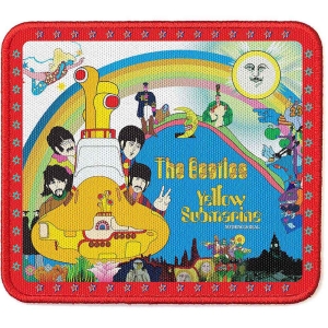 The Beatles - Stars Border Woven Patch in der Gruppe MERCHANDISE / Merch / Pop-Rock bei Bengans Skivbutik AB (3882173)