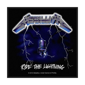 Metallica - Ride The Lightning Standard Patch in der Gruppe MERCHANDISE / Merch / Hårdrock bei Bengans Skivbutik AB (3882197)