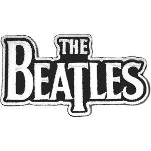 The Beatles - White Drop T Logo Die-Cut Standard Patch in der Gruppe MERCHANDISE / Merch / Pop-Rock bei Bengans Skivbutik AB (3882208)