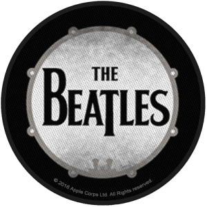 The Beatles - Vtge Drum Standard Patch in der Gruppe MERCHANDISE / Merch / Pop-Rock bei Bengans Skivbutik AB (3882223)
