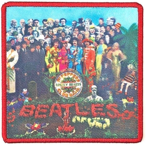 The Beatles - Sgt. Pepper's... Woven Patch in der Gruppe MERCHANDISE / Merch / Pop-Rock bei Bengans Skivbutik AB (3882225)
