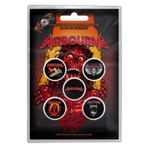 Airbourne - BUTTON BADGE PACK: BREAKIN' OUTTA HELL ( in der Gruppe Merch CDON 2306 bei Bengans Skivbutik AB (3882361)