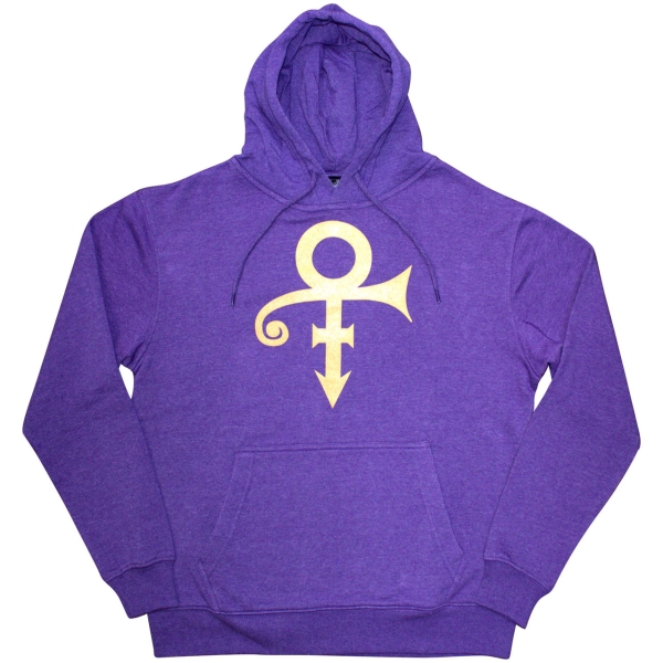 Prince - Symbol Uni Purp Hoodie in der Gruppe MERCH / Kleidung / Hoodies bei Bengans Skivbutik AB (3887585)