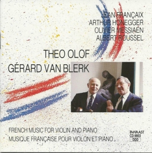 Theo Olof - French Music For Violin And Piano in der Gruppe CD / Pop-Rock bei Bengans Skivbutik AB (3897644)