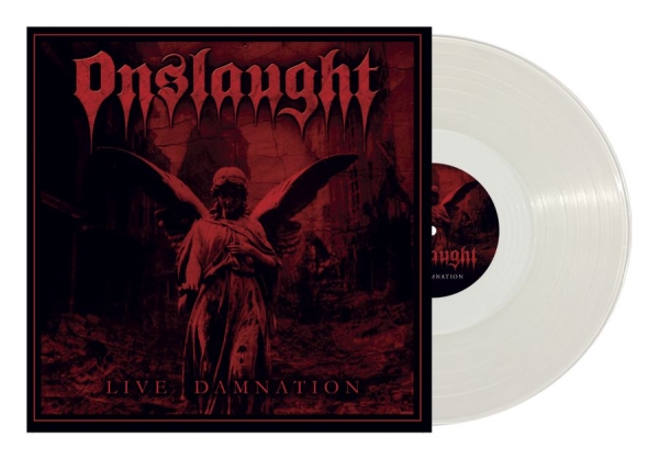 Onslaught - Live Damnation (Clear Vinyl) in der Gruppe VINYL / Hårdrock bei Bengans Skivbutik AB (3899871)
