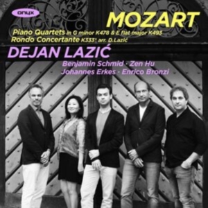 Mozart W A - Piano Quartets, Rondo Concertante in der Gruppe Externt_Lager / Naxoslager bei Bengans Skivbutik AB (3899897)