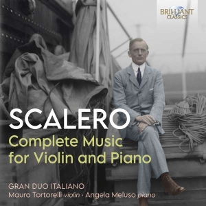 Scalero Rosalio - Complete Music For Violin & Piano ( in der Gruppe CD bei Bengans Skivbutik AB (3903821)