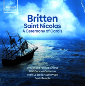 Britten Benjamin - Saint Nicolas A Ceremony Of Carols in der Gruppe CD / Klassiskt bei Bengans Skivbutik AB (3904252)
