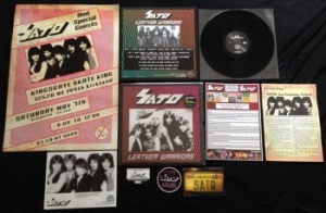 Sato - Leather Warriors (Vinyl Lp) in der Gruppe VINYL / Hårdrock bei Bengans Skivbutik AB (3905555)