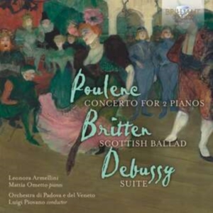 Britte Benjamin Debussy Claude - Concerto For 2 Pianos Scottish Bal in der Gruppe Externt_Lager / Naxoslager bei Bengans Skivbutik AB (3911037)