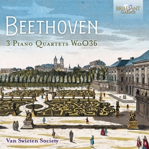 Beethoven Ludwig Van - 3 Piano Quartets Woo36 in der Gruppe Externt_Lager / Naxoslager bei Bengans Skivbutik AB (3916360)