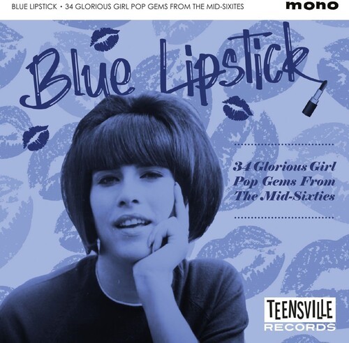 Blandade Artister - Blue Lipstick (34 Glorious Girl Pop in der Gruppe CD / Pop bei Bengans Skivbutik AB (3919486)