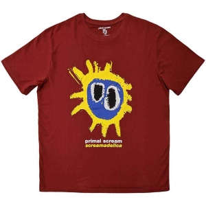 Primal Scream - Screamadelica Red Uni Tee T-Shirt in der Gruppe MERCHANDISE / T-shirt / Pop-Rock bei Bengans Skivbutik AB (3921963r)