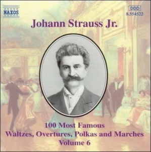 Strauss Johann Ii - 100 Most Famous Works 6 in der Gruppe Externt_Lager / Naxoslager bei Bengans Skivbutik AB (3926645)