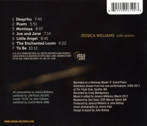 Jessica Williams - Songs Of Earth in der Gruppe CD / Jazz bei Bengans Skivbutik AB (3931353)