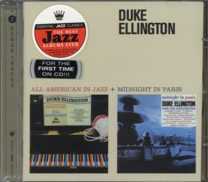 Duke Ellington - All American In Jazz/Midnight In Paris in der Gruppe CD / Jazz bei Bengans Skivbutik AB (3931382)
