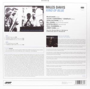 Miles Davis - Kind Of Blue in der Gruppe Minishops / Miles Davis bei Bengans Skivbutik AB (3931975)