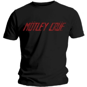 Mötley Crue - Mötley Crue unisex tee : Distressed logo in der Gruppe Merchandise bei Bengans Skivbutik AB (3932668r)
