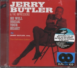 Jerry Butler - He Will Break Your Heart/Jerry Butler, Esq. in der Gruppe CD / Pop-Rock,RnB-Soul,Övrigt bei Bengans Skivbutik AB (3935639)