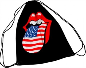 Rolling Stones - Rolling Stones USA Tongue (Draw String) in der Gruppe Merchandise bei Bengans Skivbutik AB (3937723)
