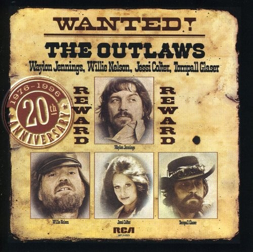 Waylon Jennings - Wanted: The Outlaws in der Gruppe CD / Country bei Bengans Skivbutik AB (3939693)