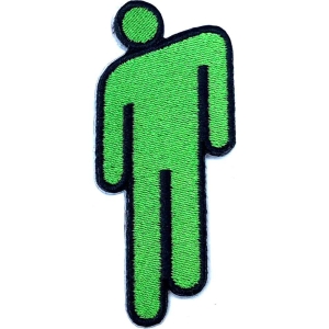 Billie Eilish - Blohsh Green Woven Patch in der Gruppe MERCHANDISE / Merch / Pop-Rock bei Bengans Skivbutik AB (3943673)