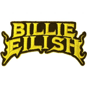 Billie Eilish - Billie Eilish Standard Patch : Flame Yel in der Gruppe Minishops / Billie Eilish bei Bengans Skivbutik AB (3943683)