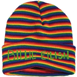Billie Eilish - Billie Eilish Unisex Beanie Hat : Stripe in der Gruppe Merch Neuheiten bei Bengans Skivbutik AB (3944415)