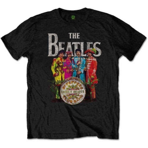 Beatles - Sgt Pepper Uni Bl T-Shirt in der Gruppe MERCHANDISE / T-shirt / Pop-Rock bei Bengans Skivbutik AB (3944453r)