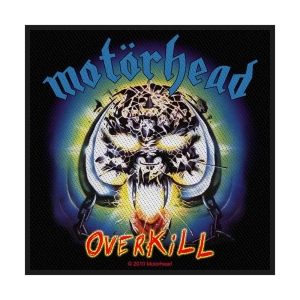 Motorhead - Overkill Standard Patch in der Gruppe MERCHANDISE / Merch / Hårdrock bei Bengans Skivbutik AB (3946369)