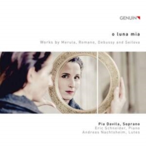 Debussy Claude Merula Tarquinio - O Luna Mia - Works By Debussy, Meru in der Gruppe Externt_Lager / Naxoslager bei Bengans Skivbutik AB (3949068)