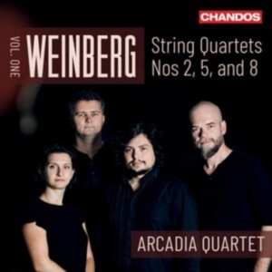 Weinberg Mieczyslaw - String Quartets, Vol.1 - Nos. 2, 5, in der Gruppe Externt_Lager / Naxoslager bei Bengans Skivbutik AB (3949106)