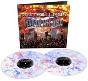 Primal Fear - Live In The Usa (White W Blue+Red M in der Gruppe VINYL / Hårdrock bei Bengans Skivbutik AB (3952417)