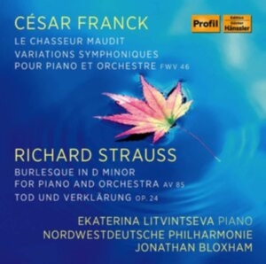 Franck Cesar Strauss Richard - Ekaterina Litvintseva Plays Franck in der Gruppe Externt_Lager / Naxoslager bei Bengans Skivbutik AB (3957442)