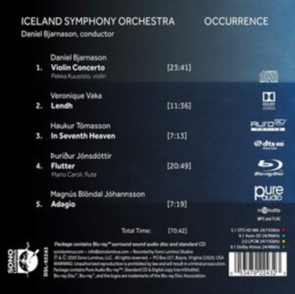 Various - Occurrence (Cd & Bluray Audio) in der Gruppe CD / Bestseller bei Bengans Skivbutik AB (3957450)