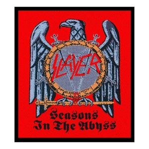 Slayer - Seasons In The Abyss Eagle Standard Patc in der Gruppe MERCHANDISE / Merch / Hårdrock bei Bengans Skivbutik AB (3959793)