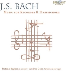 Bach Johann Sebastian - Music For Recorder & Harpsichord in der Gruppe CD / Klassiskt bei Bengans Skivbutik AB (3961459)