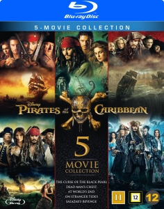 Movie - Pirates Of The Caribbean 1-5 Bd Box/Scan in der Gruppe FILM / Film Blu-ray bei Bengans Skivbutik AB (3962026)