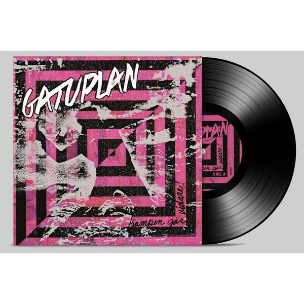 Gatuplan - Kampen Går Vidare! - Lp Black + Whi in der Gruppe VINYL / Rock bei Bengans Skivbutik AB (3962080)