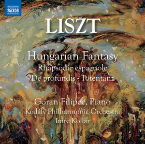 Liszt Franz - Hungarian Fantasy Rhapsodie Espagn in der Gruppe CD bei Bengans Skivbutik AB (3962376)