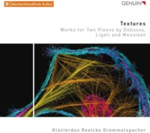 Debussy Claude Ligeti Gyorgy Me - Textures - Works For Two Pianos By in der Gruppe Externt_Lager / Naxoslager bei Bengans Skivbutik AB (3965576)