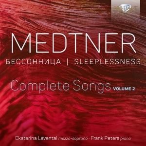 Medtner Nikolai - Complete Songs, Vol. 2 - Sleeplessn in der Gruppe Externt_Lager / Naxoslager bei Bengans Skivbutik AB (3965619)