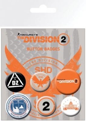 Tom Clancy - The Division 2 Mix Badge in der Gruppe CDON - Exporterade Artiklar_Manuellt / Merch_CDON_exporterade bei Bengans Skivbutik AB (3967155)