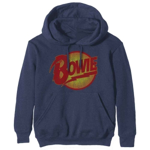 David Bowie - Unisex Pullover Hoodie: Vintage Diamond  in der Gruppe Minishops / David Bowie / David Bowie Merch bei Bengans Skivbutik AB (3968041r)