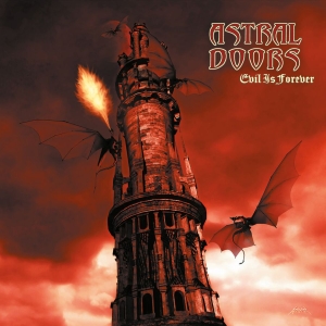 Astral Doors - Evil Is Forever (Red Vinyl Lp) in der Gruppe VINYL / Hårdrock,Svensk Folkmusik bei Bengans Skivbutik AB (3968211)