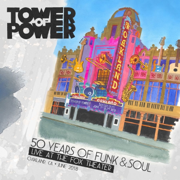 Tower Of Power - 50 Years Of Funk & Soul: Live At Th in der Gruppe Övrigt / bei Bengans Skivbutik AB (3970301)
