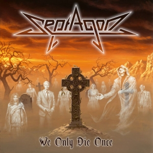 Septagon - We Only Die Once (Red Vinyl Lp) in der Gruppe VINYL / Hårdrock bei Bengans Skivbutik AB (3971457)