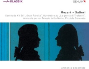 Mozart Wolfgang Amadeus Salieri - Armonia Ensemble: Mozart & Salieri in der Gruppe Externt_Lager / Naxoslager bei Bengans Skivbutik AB (3974093)